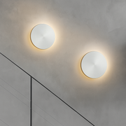 Modern round LED wall lamp with up and down lighting
