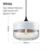 NoirGlow™ Combined Metal-Glass Pendant Lights