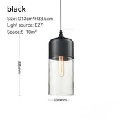 NoirGlow™ Combined Metal-Glass Pendant Lights