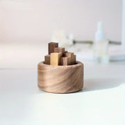 Beech & black walnut wood aromatherapy diffuser