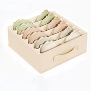 Foldable drawer organizer for underwear, bras, and socks