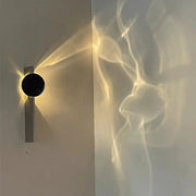 Futuristic Chrome LED Wall Sconce 3000K Warm Glow