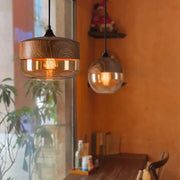 NoirGlow™ Combined Metal-Glass Pendant Lights