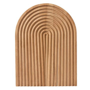 Wave-Shaped Wooden Serving Tray