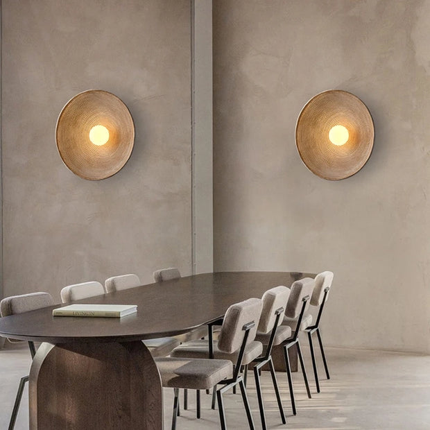 ScandiGlow® Nordic plate wall lamp