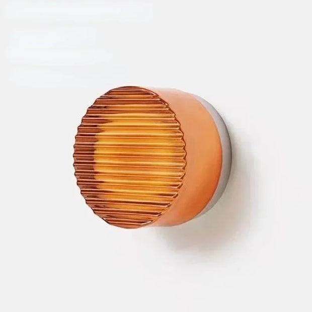 Modern round LED wall lamp for indoor home lighting and decoration