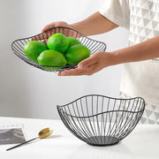 Modern metal wire storage basket