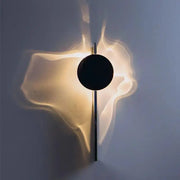 Futuristic Chrome LED Wall Sconce 3000K Warm Glow