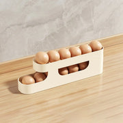 Stackable rolling egg storage rack