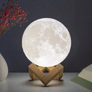 LunaLite® Moon Glow Lamp LED Light With Battery Powered