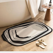 Ultra-absorbent non-slip floor mat