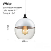 NoirGlow™ Combined Metal-Glass Pendant Lights