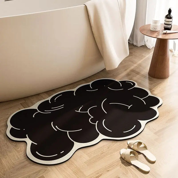 Ultra-absorbent non-slip floor mat