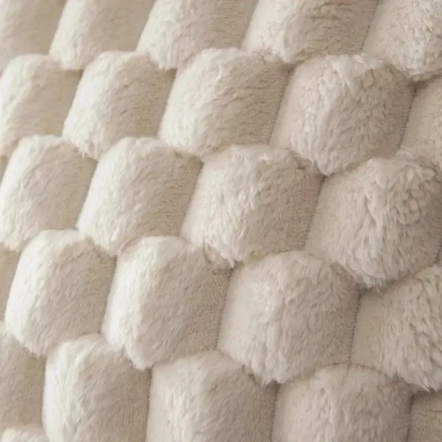 Soft knitted polyester pillowcase