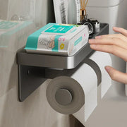 Rust-free aluminum toilet paper holder – single & double