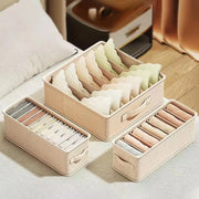 Foldable drawer organizer for underwear, bras, and socks