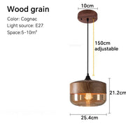 NoirGlow™ Combined Metal-Glass Pendant Lights