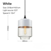 NoirGlow™ Combined Metal-Glass Pendant Lights